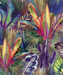 Nálepka na zeď barevné listy 5