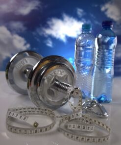 Fototapeta Voda a činky