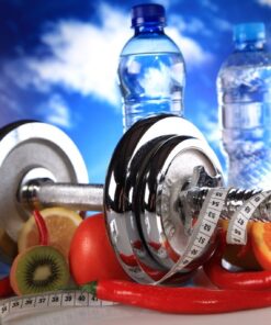 Fototapeta Činky a ovoce