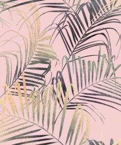 Samolepka na stěnu Exotické listy 4