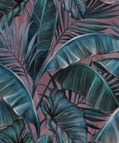 Fototapeta Modré exotické listy