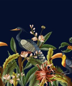 Fototapeta Ptáci mezi listy 2