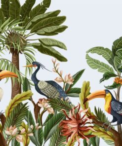 Fototapeta Ptáci v listech