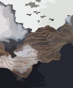 Fototapeta Vlny a ptáci