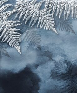 Fototapeta Fern Leaf and Smoke