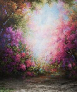 Fototapeta Pink Bushes