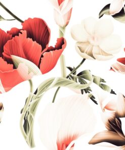 Fototapeta Palmové listy a listy Monstera