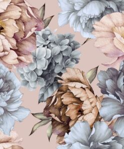 Fototapeta Pivoňky na světlém pozadí