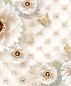 Fototapeta Květiny se zlatými prostředky