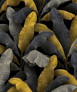 Fototapeta Žluté banánové listy