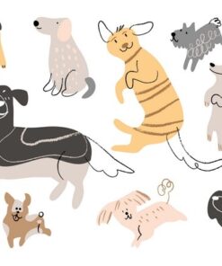 Fototapeta Cartoon Doggies