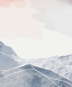 Fototapeta Akvarel pohoří