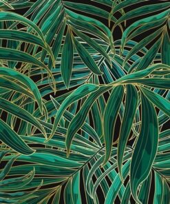 Fototapeta Vektor Abstraktní Zlaté Listy