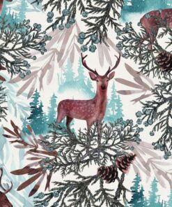 Fototapeta Jelen stojící v lese