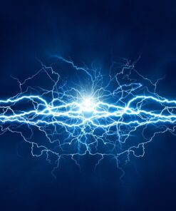 Fototapeta Modrý výboj