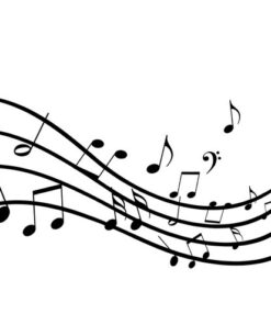 Fototapeta The Music Staff