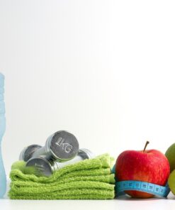 Fototapeta Činky s vodou a ovocem