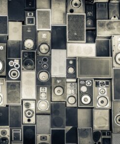 Fototapeta Wall of Speakers