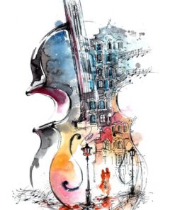 Fototapeta Hudba ve městě