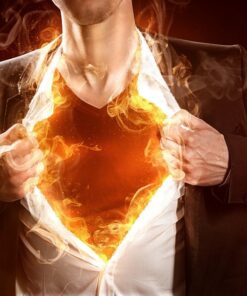 Fototapeta Burning Hero