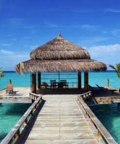 Fototapeta Molo na Maledivách