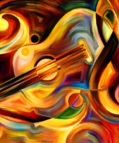 Fototapeta Fiery Music