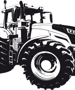 Fototapeta Traktor s velkými koly