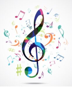 Fototapeta Treble Clef