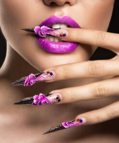 Fototapeta Sensual Lips and Nails