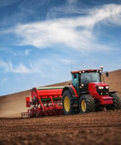 Fototapeta Červený traktor