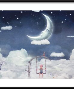 Chlapec Na Houpačce Plakát