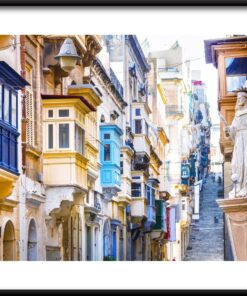 Plakát Street of Malta