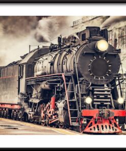 Plakát parní lokomotiva 2