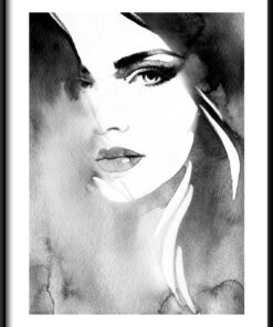 Dívka tvář plakát