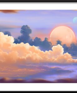 Úžasný plakát nebe