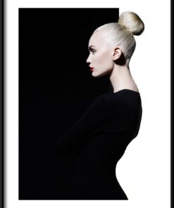 Bílý a černý plakát