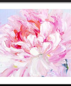 Plakát Růžová Pivoňka