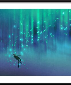 Plakát cesty pod vodou