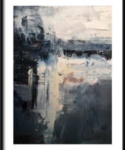 Tmavý abstrakce plakát