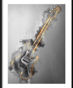 Plakát na elektrickou kytaru
