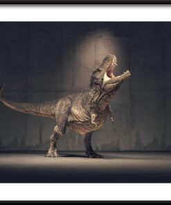 Plakát řvoucí Triceratops