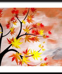 Podzimní strom plakát