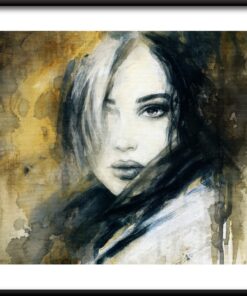 Portrét dívky plakát