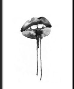 Černé rty plakát