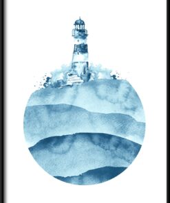 Modrá lucerna plakát