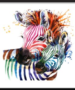 Veselé zebry plakát