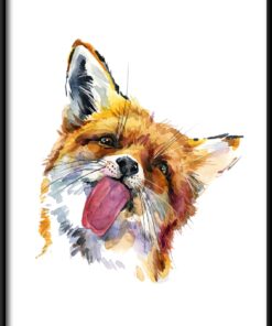 Portrét liščího plakátu