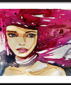 Dívka tvář plakát 2