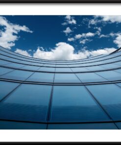 Skleněná stěna plakát