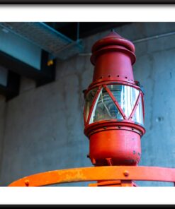 Plakát s červenou lucernou